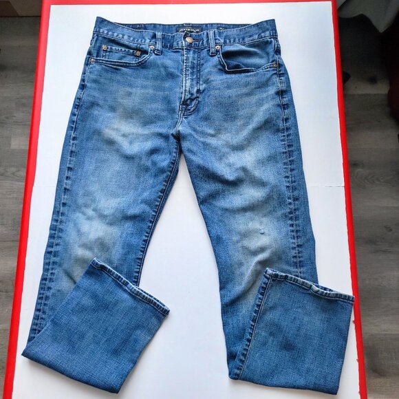 Lucky Brand Jeans 121 slim men's size 33/30 denim blue - Picture 1 of 16